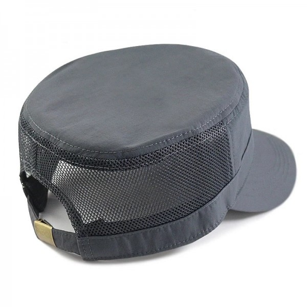 Big Size Grey Army Style Mesh Cap (fits up to 66cms)